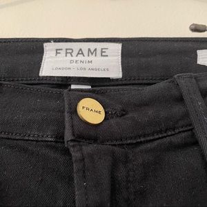 Frame Black Skinny Le High Skinny size 27
